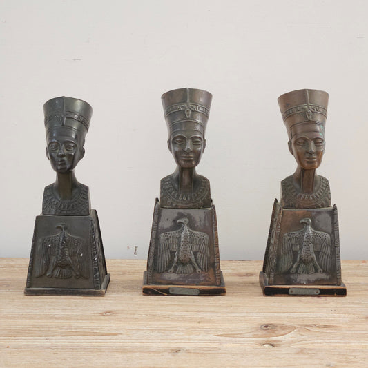 Busto statuetta Faraone Egitto Nefertiti museale