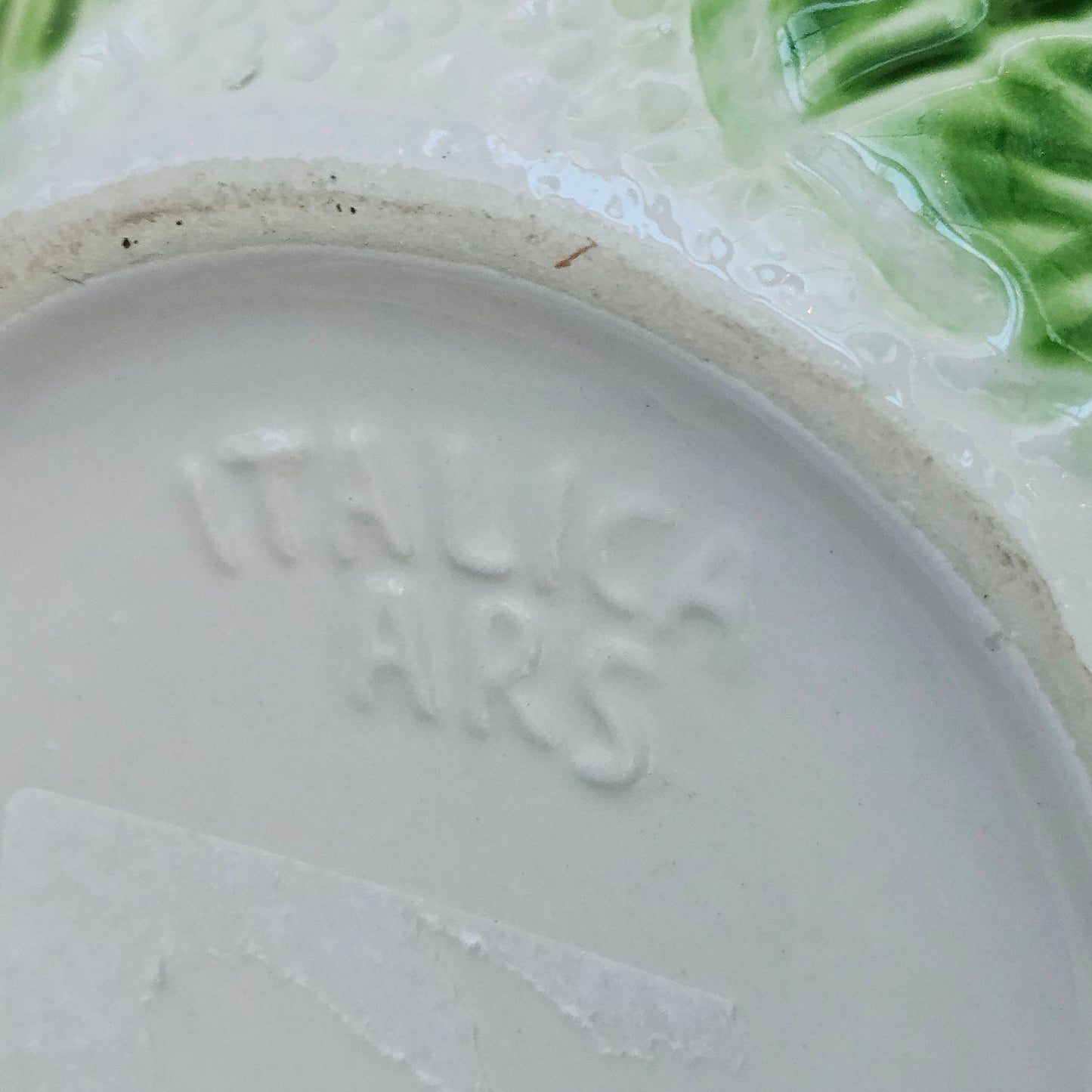 Brocca caraffa frutta verdura manico, ceramica "ITALICA ARS" fatta a mano made in Italy