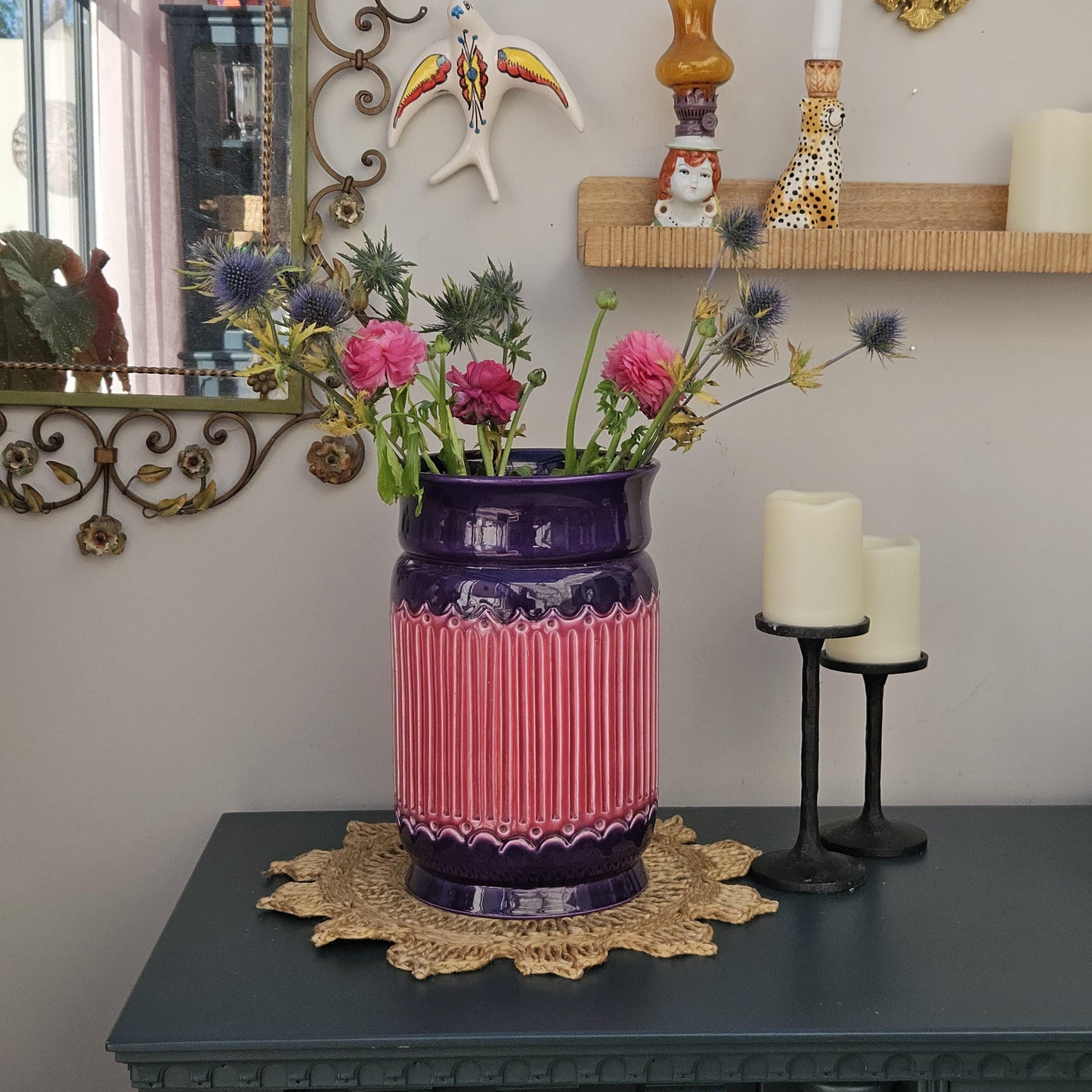 Grande Vaso in Ceramica prodotto a mano in Italia