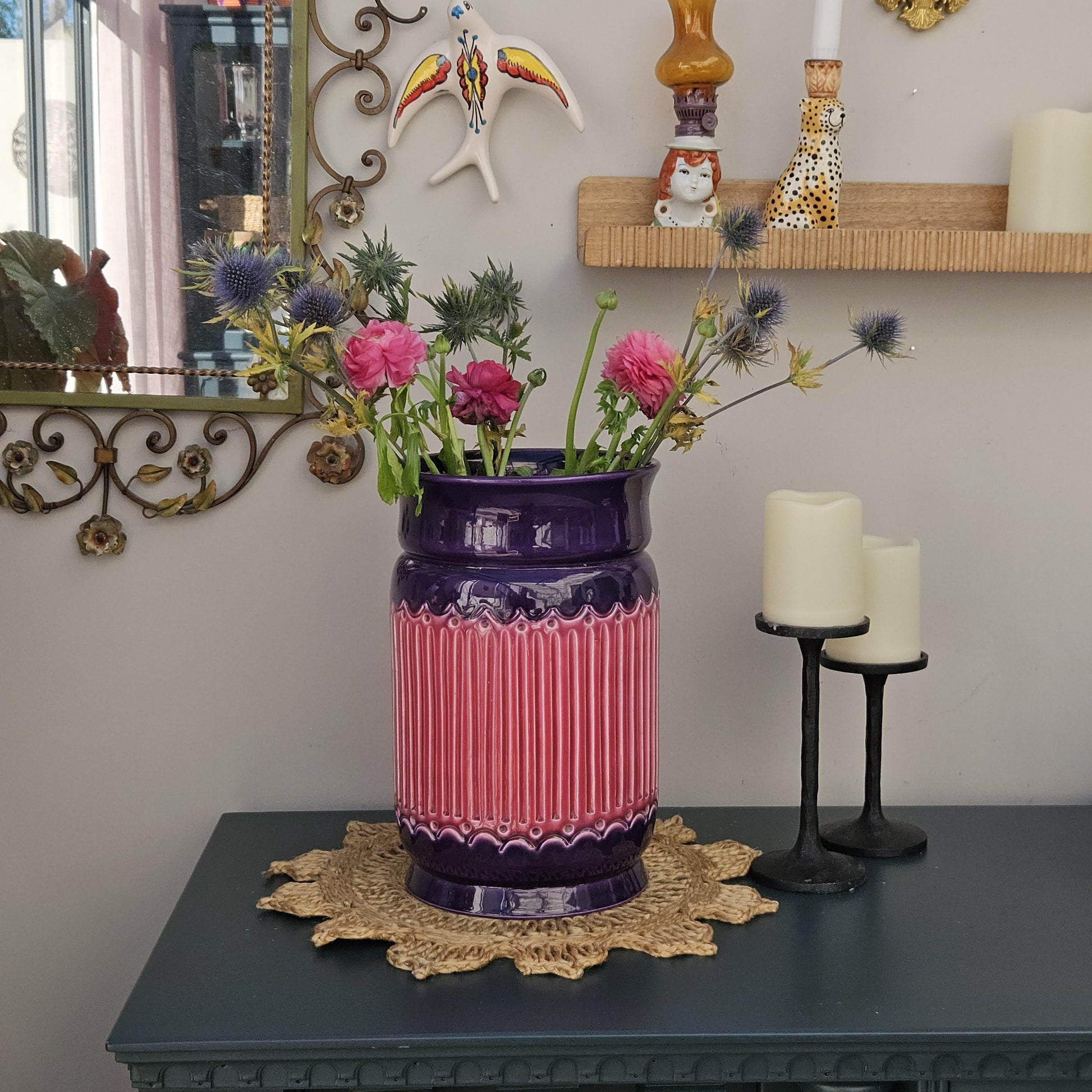 Grande Vaso in Ceramica prodotto a mano in Italia